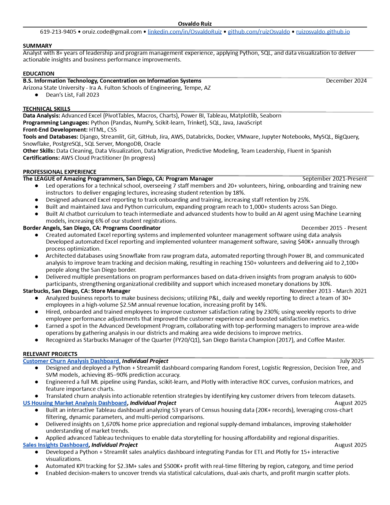 resume